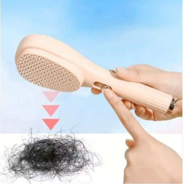 Otomatik tuşlu saç masaj tarağı 3 ü birarada